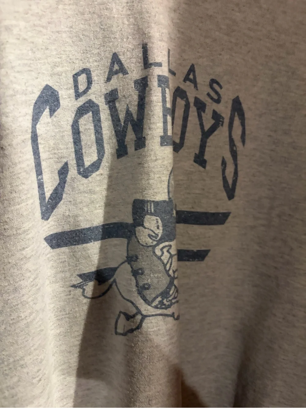 Vintage dallas cowboys nfl football throwback graphic print sweatshirt size XL
